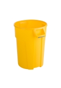 Container mediu rotund Titan 85L, galben