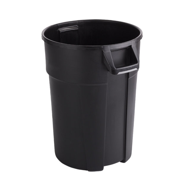 Container mediu rotund Titan 85L, negru Container mediu rotund Titan 85L, negru