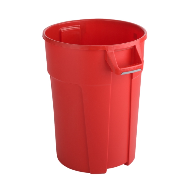 Container mediu rotund Titan 85L, rosu