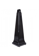 Scrumiera galvanizata GroundsKeeper, neagra
