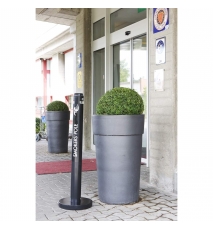 Scrumiera Pole, neagru