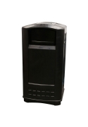 Container Landmark Series JR. cu scrumiera 132.5 L, negru