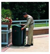 Container Landmark Series JR. cu scrumiera 132.5 L, negru