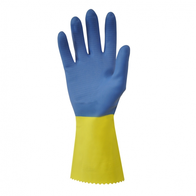 Manusi din latex - Duo Plus 60, albastre