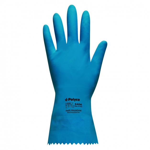 Manusi din latex - SWIFT, albastre