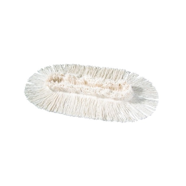 Mop plat Damp Basic cu buzunar 40 cm, alb