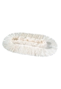 Mop plat Damp Basic cu buzunar 40 cm, alb