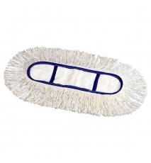 Mop plat Damp Basic cu buzunar 40 cm, alb