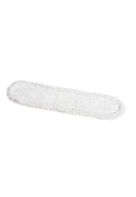 Mop plat Damp Ceran cu buzunar 60 cm, alb