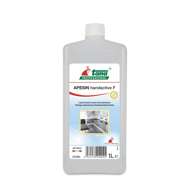 Soluție pentru dezinfecția igienică și chirurgicală a mâinilor APESIN Handactiv, 1L - Tana