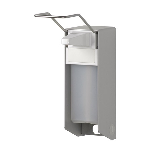 Dispenser sapun lichid / dezinfectant Ingo-Man cu levier, 1000 ml, aluminiu - OpHardt