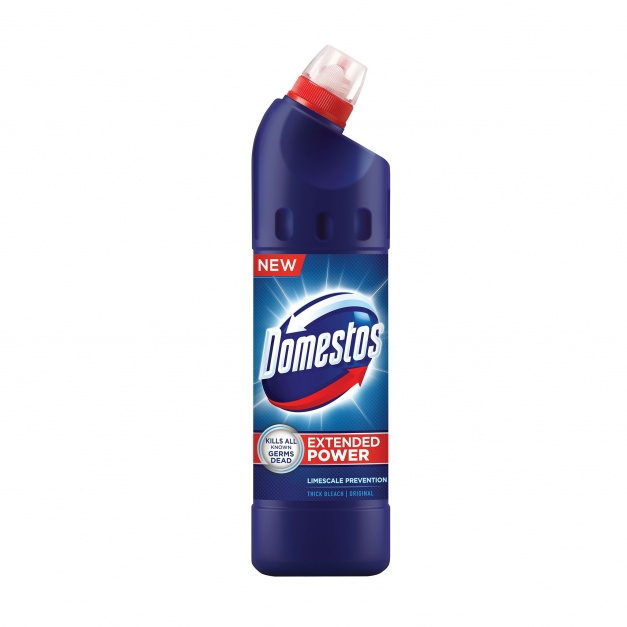 Dezinfectant inalbitor anticalcar Domestos Original Blue, 750 ml