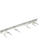 Suport perete din inox- 6 produse, 470 mm