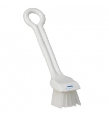 Perie curatare vase pentru gatit, 165 mm, peri duri, alba - Vikan