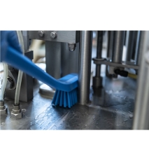 Perie pentru curatare in industria alimentara, ingusta ,cu maner lung,  peri duri, 420 mm