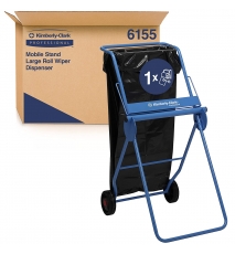 Dispenser stativ mobil pentru rola lavete de hartie industriala - Kimberly-Clark