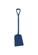 Lopata metal detectabila cu prindere in D 1040 mm, albastru inchis, pentru industria alimentara
