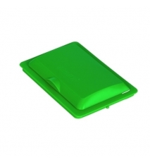 Capac galeata rectangulara 6 L, rezistent la actiunea chimicalelor agresive - Vermop