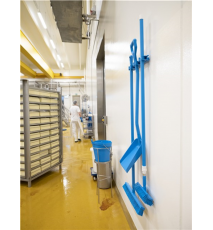 Suport perete Hygienic Hi-Flex, 3-5 produse, coduri de culori, 420 mm - Vikan