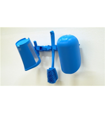 Suport perete Hygienic Hi-Flex, 3-5 produse, coduri de culori, 420 mm - Vikan